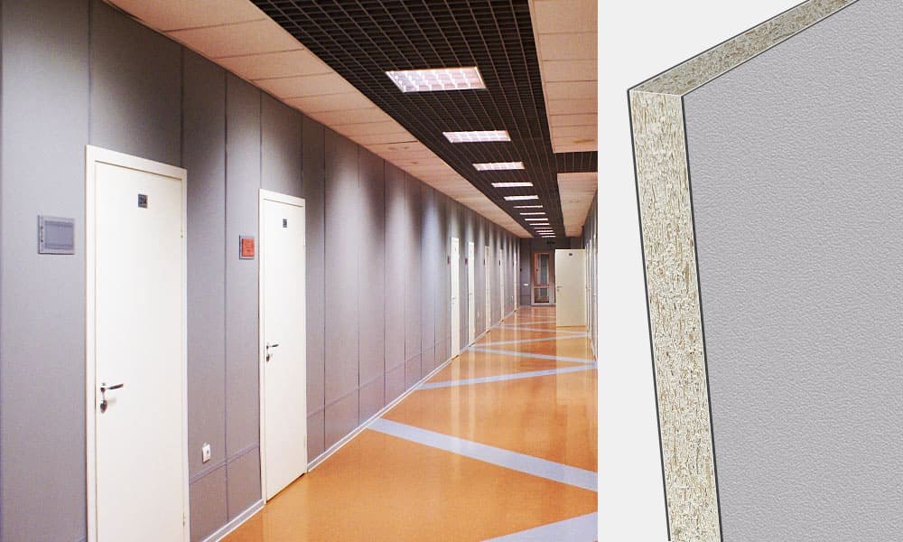 ЭСКАПЛАТ™ ГСП С ПОКРЫТИЕМ ПЛАСТИК HPL: ТРУДНОГОРЮЧАЯ СТЕНОВАЯ ПАНЕЛЬ