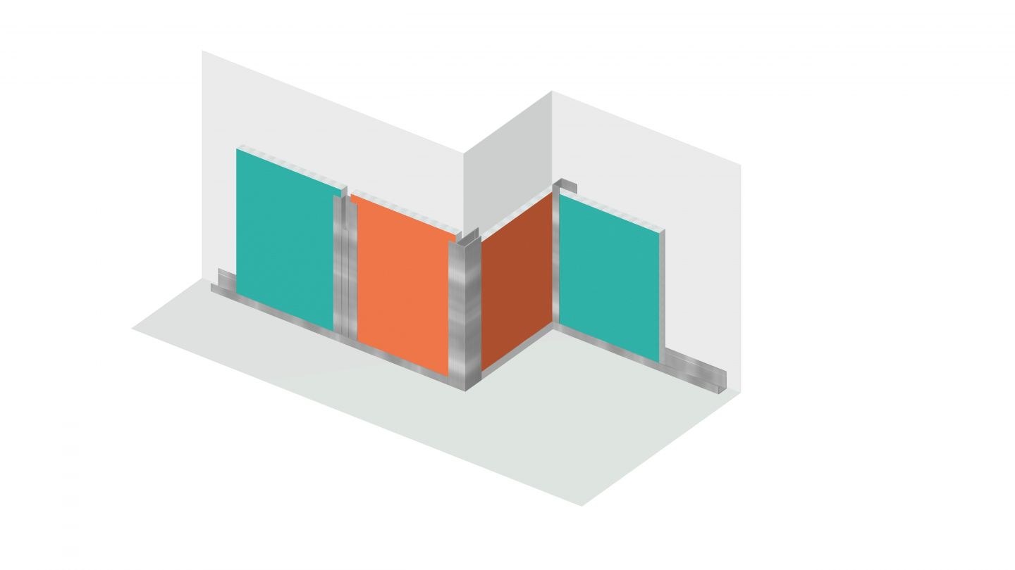 АЛЮМИНИЕВЫЙ МОНТАЖНЫЙ ПРОФИЛЬ ОКРАШЕННЫЙ И НЕОКРАШЕННЫЙ ДЛЯ СТЕНОВЫХ ПАНЕЛЕЙ ЭСКАПЛАТ™